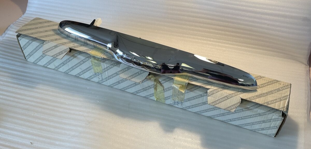 GENUINE NEW FIAT 735680346 500 Tailgate Boot Outer Chrome Rear 