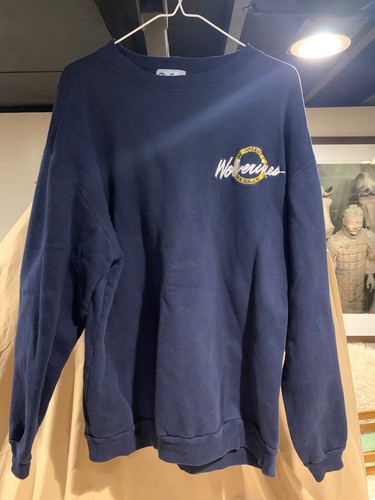 Vintage NCAA Michigan Wolverines Sweatshirt Mens Large The Game 1990s - Picture 1 of 8