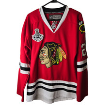 RBK Reebok Chicago Blackhawks Stan Mikita #21 NHL Stanley Cup Final Jersey 48