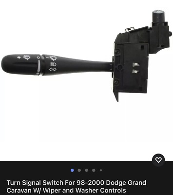 Turn Signal Switch For 98-2000 Dodge Grand Caravan W/ Wiper and Washer Controls