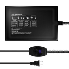Waterproof Electric Reptile Heating Mat W/ 32-122 F Adjustable Temperature Timer