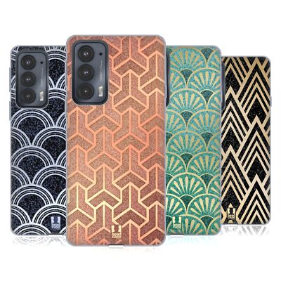 HEAD CASE DESIGNS TEXTURED ART DECO PATTERNS SOFT GEL CASE FOR MOTOROLA PHONES 2