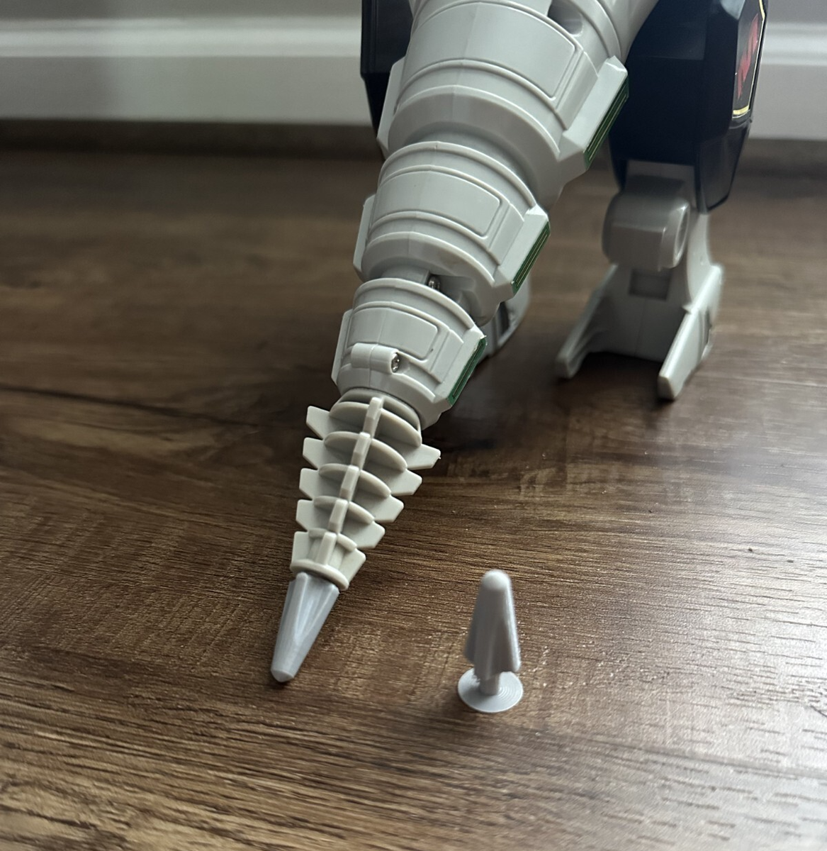 Power Tail Tip Replacement Part Power Rangers 1993 Bandai Dragon