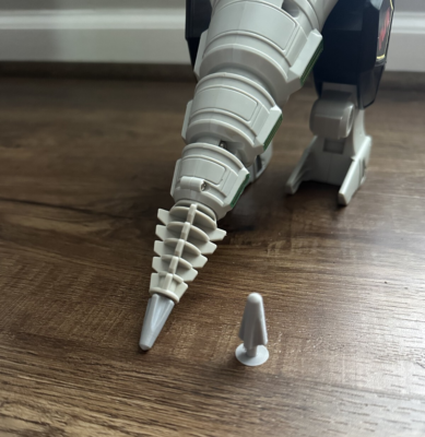 Power Tail Tip Replacement Part Power Rangers 1993 Bandai Dragon