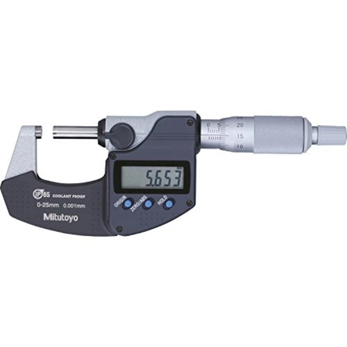 Mitutoyo 293-240-30 Digimatic Micrometer, No-Output, 0-25 mm F/S w/Tracking# NEW