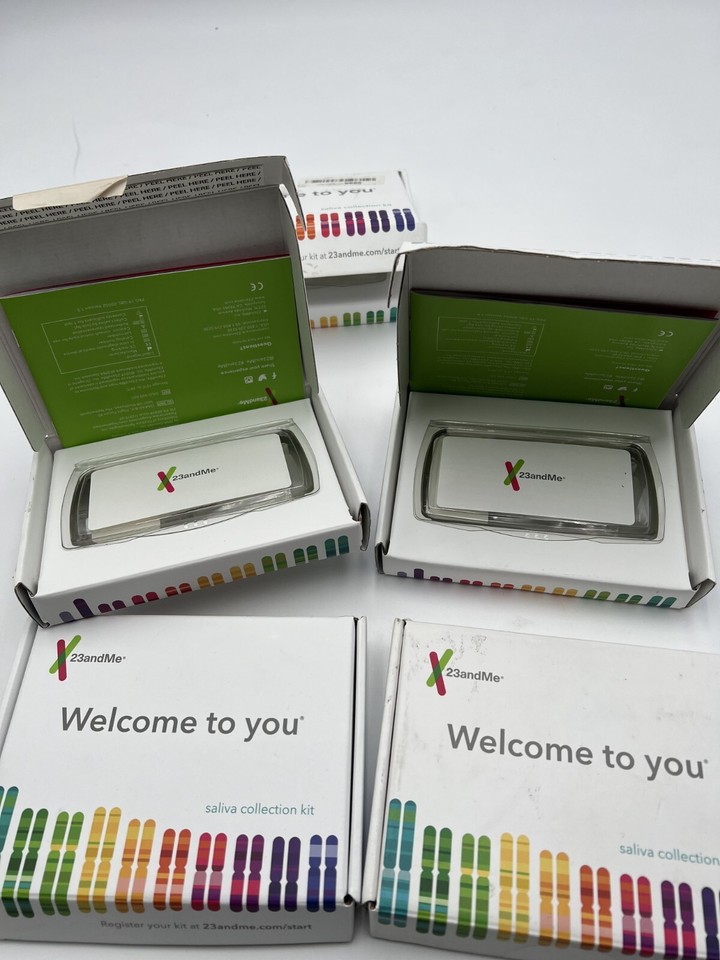 2x 23 and me genetic testing welcome to you saliva collection kit