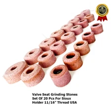 Valve Seat Grinding Stones Set Of 20 Pcs For Black And Decker 9/16" Thread USA