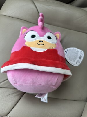 Squishmallows AMY ROSE 8'' Collectible Plush - Sonic The Hedgehog - Pink NWT Rare