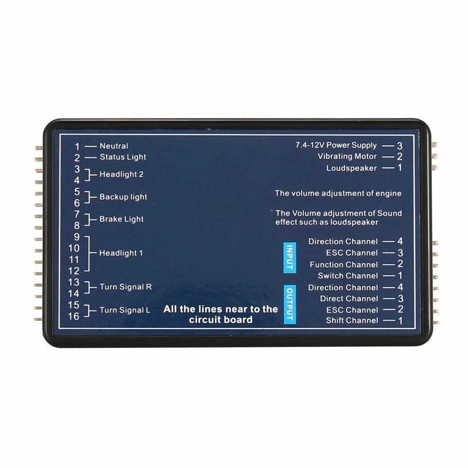 GT POWER Lighting And Voice Vibration System For 4WD Tamiya Tractor Truck RC Car - Bild 3 von 4