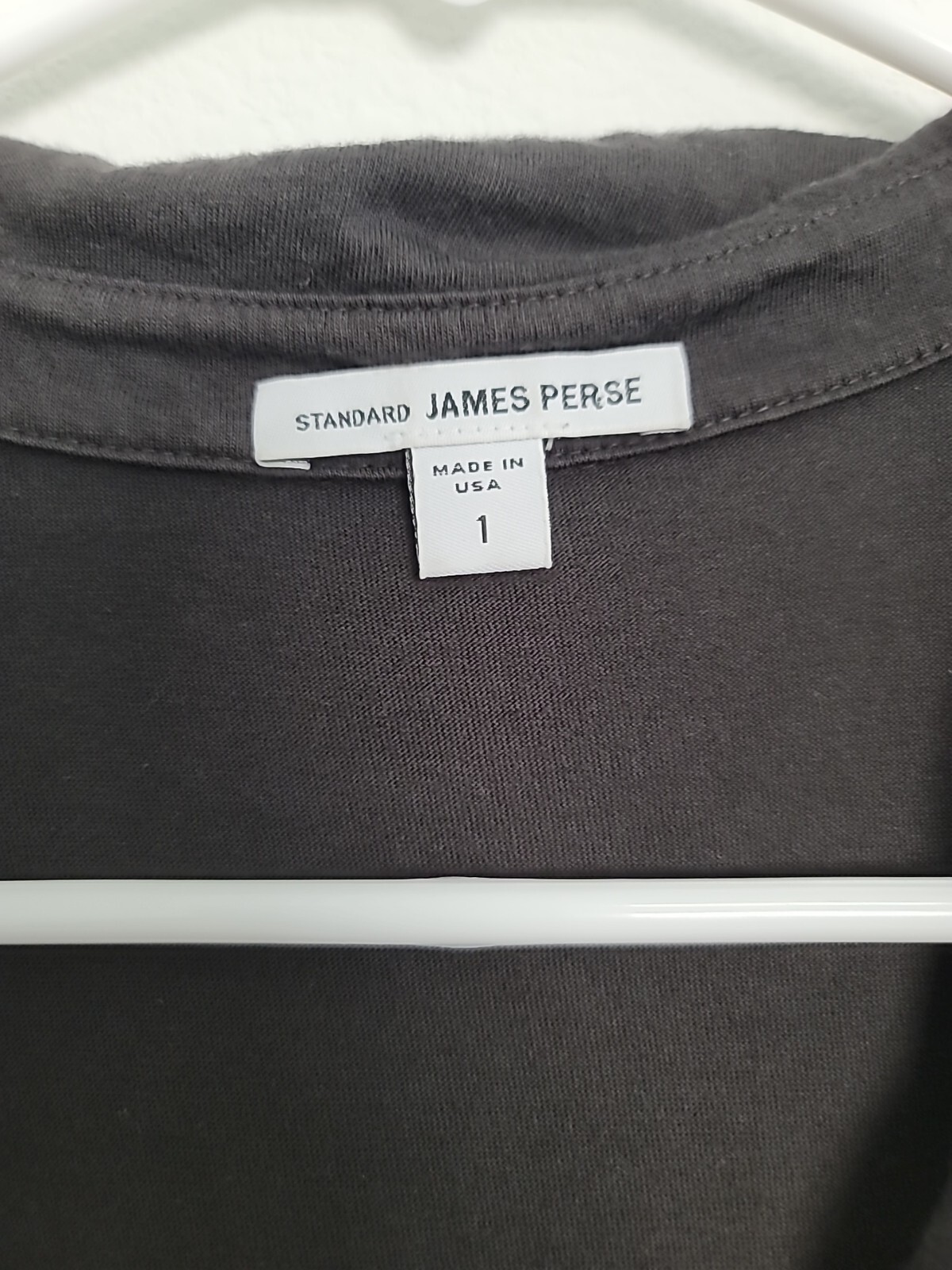 Standard James Perse Collared Neck Pullover Split… - image 4