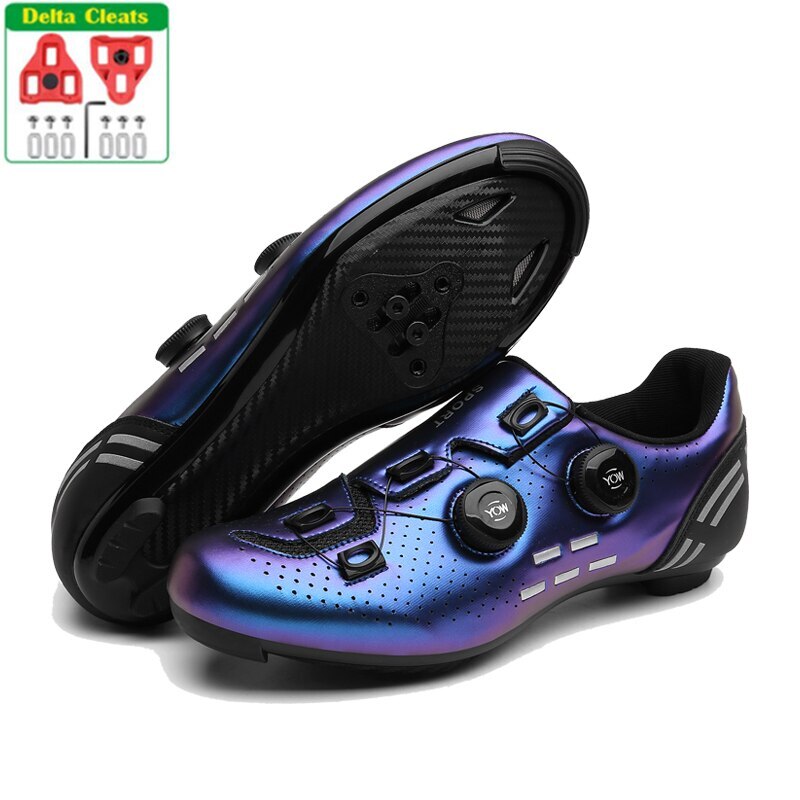 MTB Cycling Shoes with SPD Cleats Men's Road Bike Boots Racing Bicycle Sneakers
