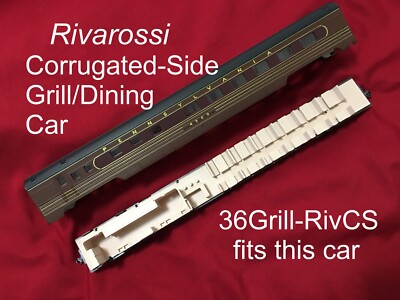 Passenger Car Interior KIT for the Rivarossi 85ft Corrugated-Side Grill Car / HO