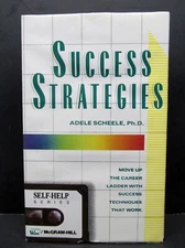 Success Strategies, Adele Scheele, Ph.D., TDM/ McGraw Hill, Cassette, 1987, New