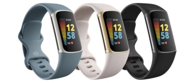 Fitbit Charge 5 Advanced Fitness + Health Tracker Edelstahl Neu Schwarz