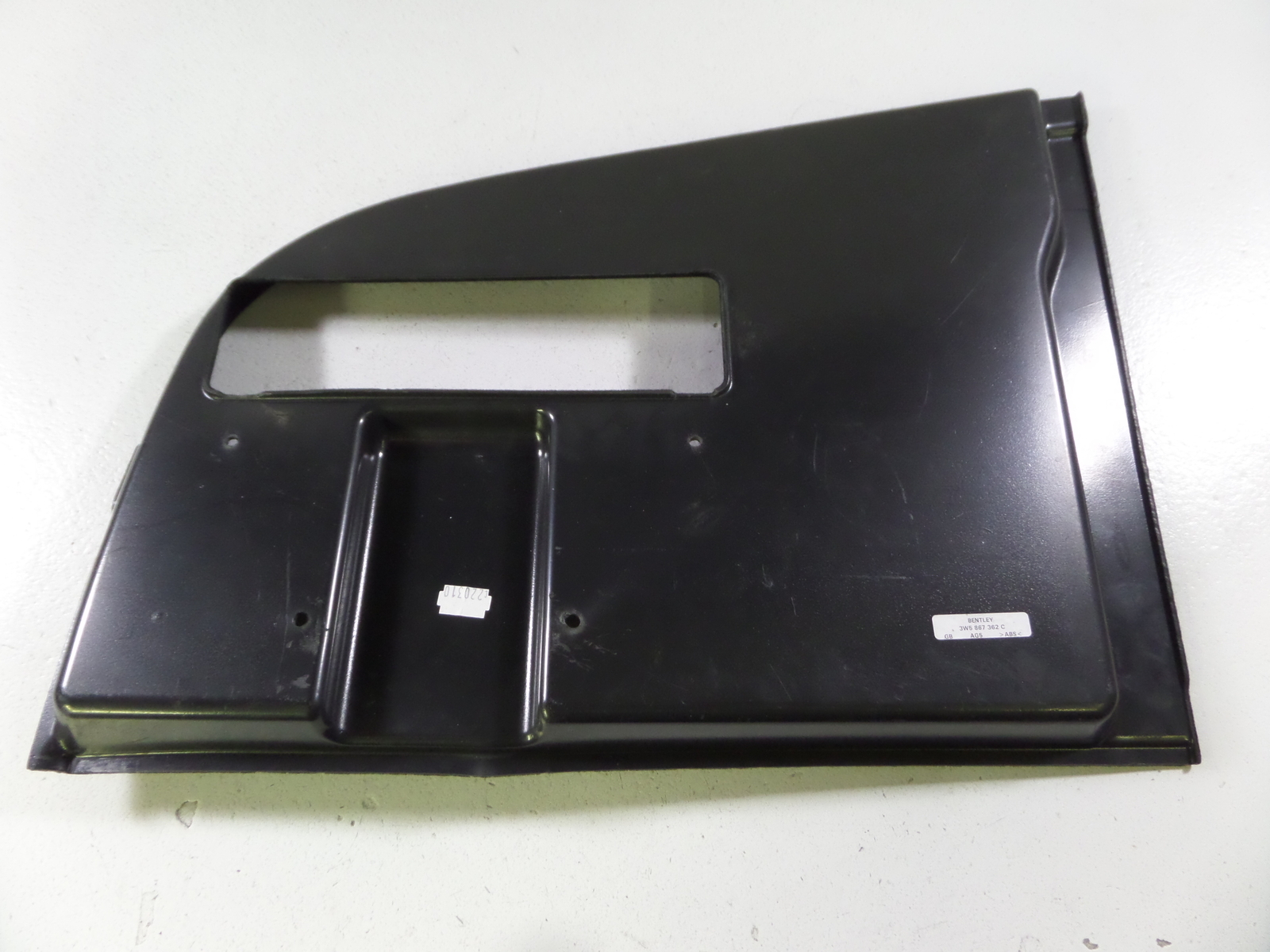 06-13 Bentley Continental Flying Spur Rear Right Trunk CD Changer Cover Trim OEM