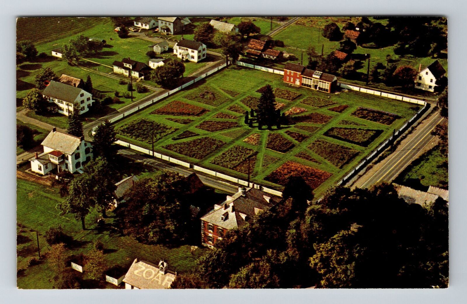 Explore Zoar Village OH’s New Jerusalem Garden State Memorial Vintage Postcard