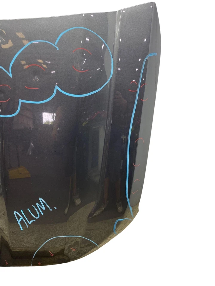 Ford Ranger 2019-2023 OEM CAPÓ PANEL | magnético (J7) *abolladuras + astillas de roca* Foto 3 de 4