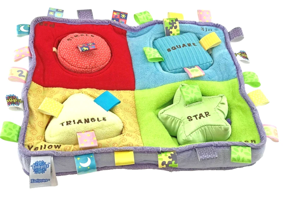 Juguete de peluche para bebé Taggies My First Puzzle Shapes Activity Center 2007 Foto 2 de 4