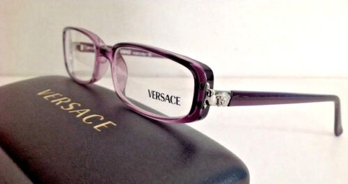 Versace Eyeglasses € 190.00 Model v55 Oval Plastic Purple Grey Metal - Picture 1 of 11