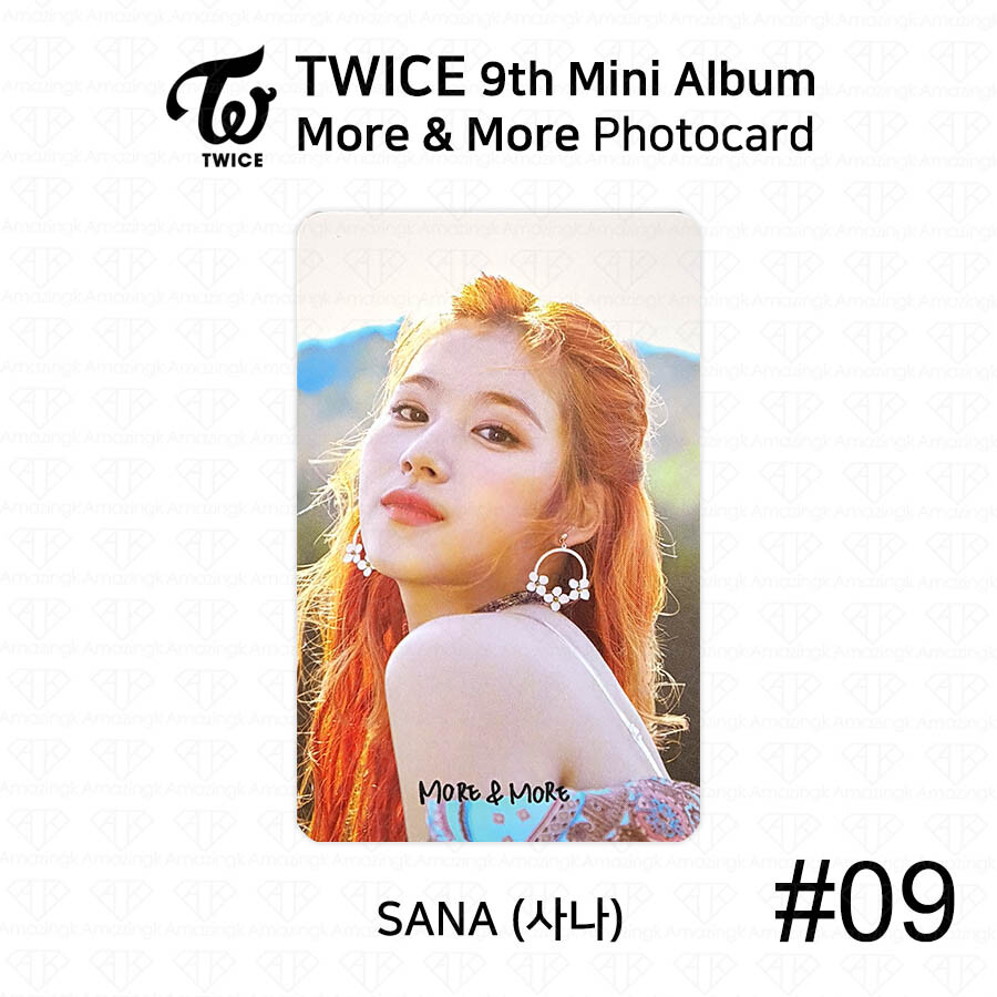 TWICE 9th Mini Album More And More Official Photocard Sana K-POP