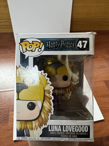 Harry Potter Luna Lovegood Action Figure #47 Funko Pop! Box bit damage. New