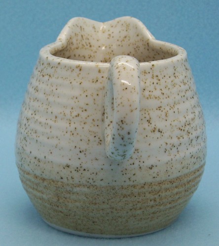 Stanford Hill Pottery Creamer Speckled Tan Beige Off White Dinnerware 6" - Picture 4 of 7