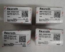 Lot of 4 Rexroth Bosch R162211420 Ball Runner Block Carbon Steel - New in Box