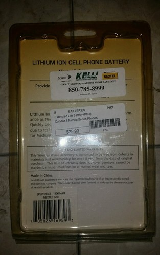  Nextel Extended Life Battery (PHX) Condor & Falcon Series Telefone - Bild 2 von 4
