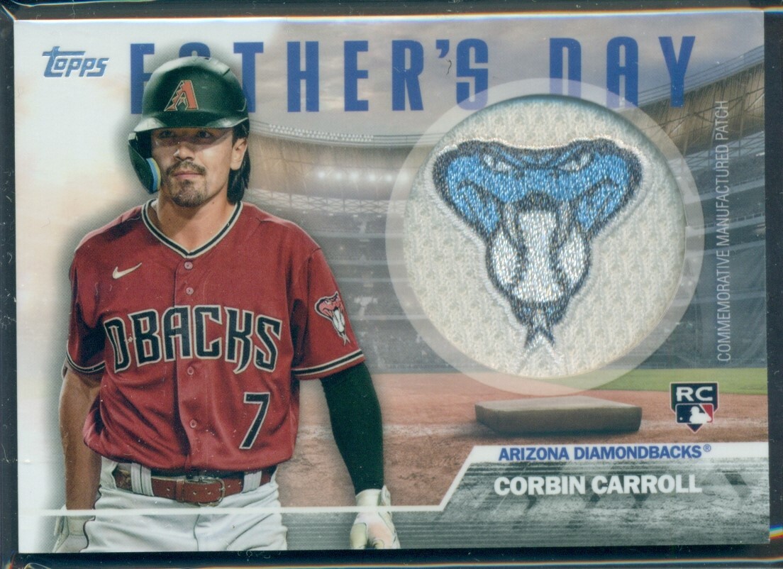 2023 TOPPS FATHER'S DAY COMMEMORATIVE TEAM PATCH CORBIN