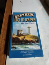 Maine Lighthouses: The Last Watch VHS Video New Sealed Condition RARE HTF. 