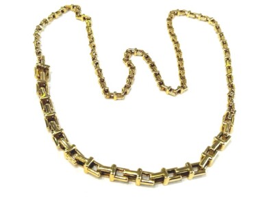 Tiffany & Co.18K Yellow HardWare Graduated Link Necklace Tiffany & Co.18K Yellow HardWare Graduated Link Necklace