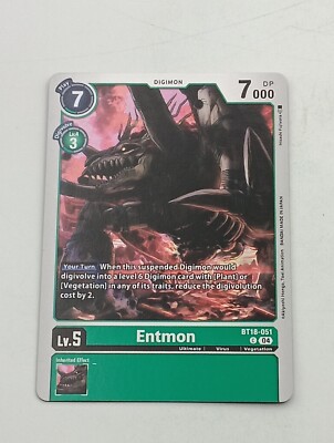 Digimon TCG Einzelkarte Entmon NM