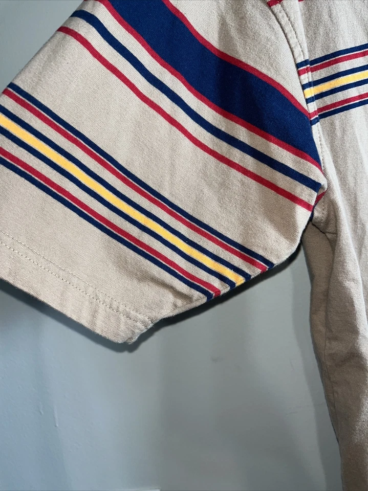 Camisa de vaquero occidental Twenty X color tostado a rayas con cuello para hombre talla XL 100 % algodón Foto 4 de 4