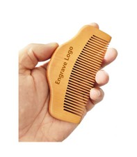 Customize Logo-Fine Tooth Wood Comb Beard Comb Pocket Size Comb Hair Brush