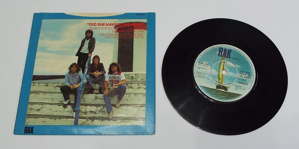 Smokie Babe It’s Up To You 7” Single A1U B1U Pressing - VG+ - Image 3 of 3