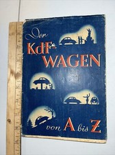 Kdf Wagen 1939 Guidebook A-z Vw Beetle Split Window Original German Volkswagen Kdf Wagen 1939 Guidebook A-z Vw Beetle Split Window Original German Volkswagen