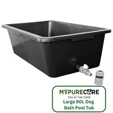 Dog Bath Pool Wash Tub Large 90L - Pet Cleaning for Outdoor & Indoor Use