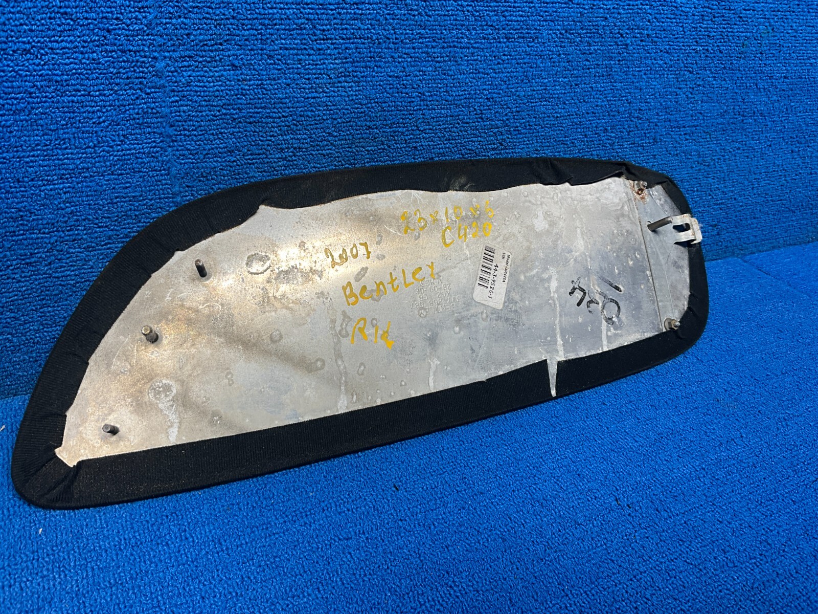 2006-2011 BENTLEY CONTINENTAL GTC REAR LEFT INTERIOR QUARTER TRIM WOOD OEM