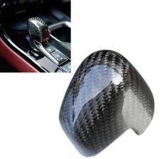 Black Real Carbon Fiber Shift Knob Handle Trim Cover Fits 22-25 NX350 NX450H