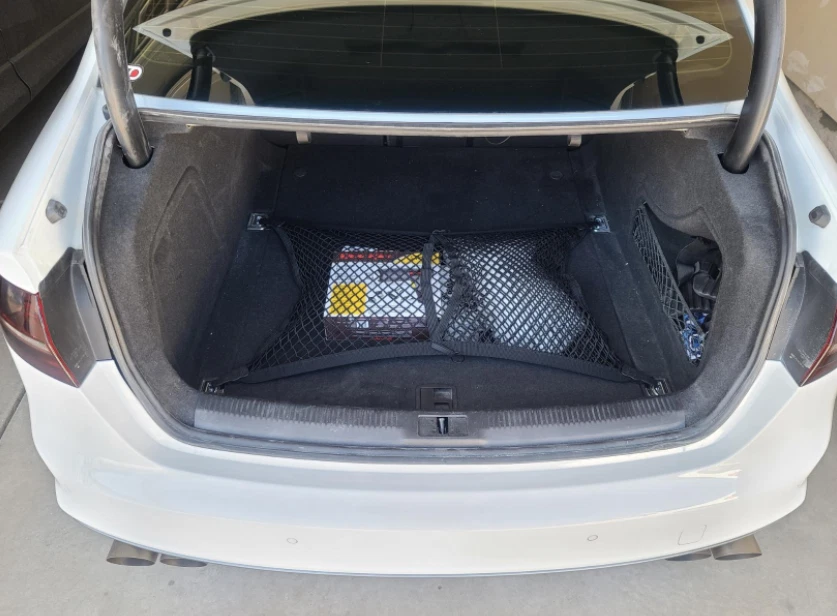 Rear Trunk Floor Style Web Cargo Net for AUDI A4 S4 RS4 A4 Quattro 1996-2025 - Image 4 of 4