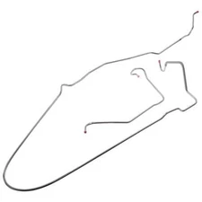 Classic Tube Fuel Line Pump To Tank 2 Piece Original Steel 3/8" Mustang V8 19...