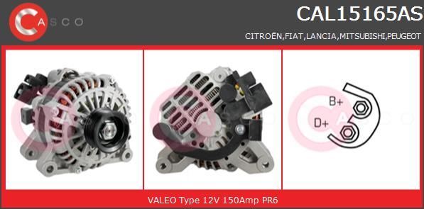 Alternateur 2.0 HDi pour Citroën Xsara Picasso et Peugeot 406 pièces de rechange 12V 120A