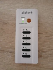 I Clicker Plus RLR15 Student Classroom Response Remote Used School College