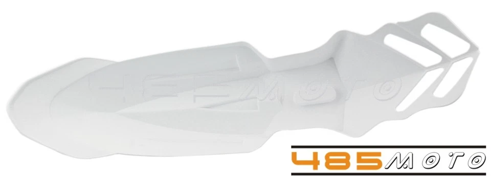 Guardabarros delantero Supermoto blanco para moto Honda CRF250X CRF250R Dirt Pit Foto 3 de 4