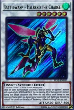 1X NM Battlewasp - Halberd the Charge - BLHR-EN037 - Ultra Rare 1st Ed yugioh