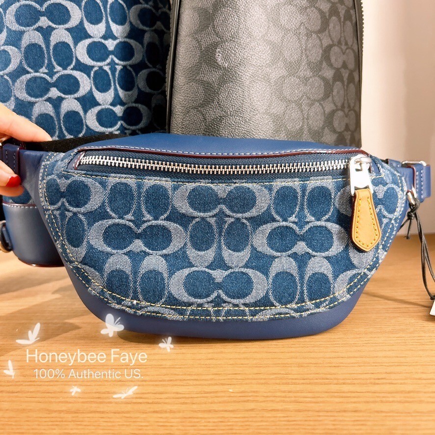 【Coach】Warren シグネチャー デニム ミニベルトバッグ COACH OUTLET｜【公式】ワーレン ミニ ベルト バッグ
