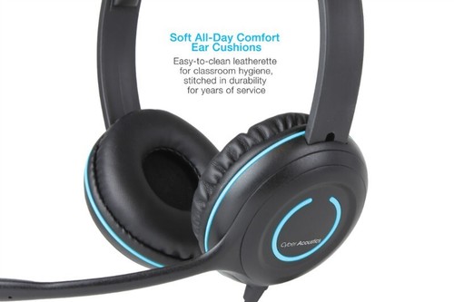 Cyber Acoustics AC-5008 USB Uni-Directional Stereo Headset with Mic - Picture 3 of 4