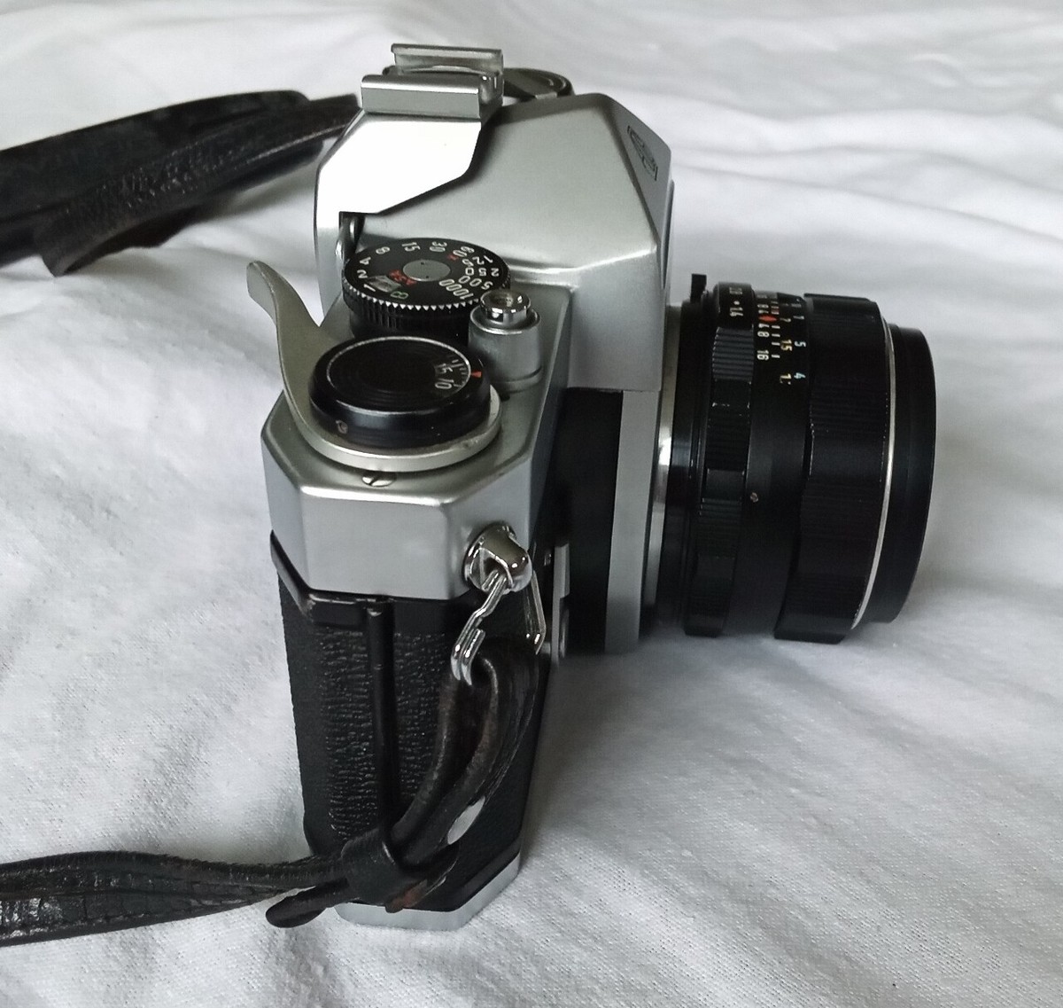 Asahi Pentax Spotmatic SP vtg film camera Super Takumar 1