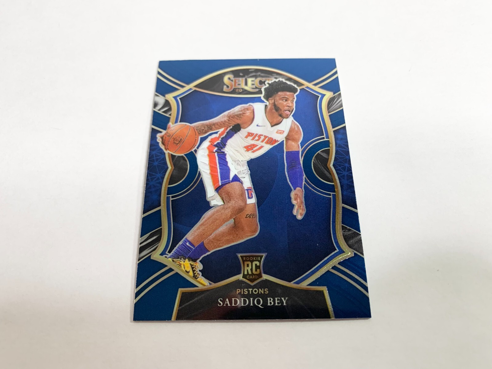 Saddiq Bey Blue 2020-21 Panini Select Basketball Card # 79 Rookie