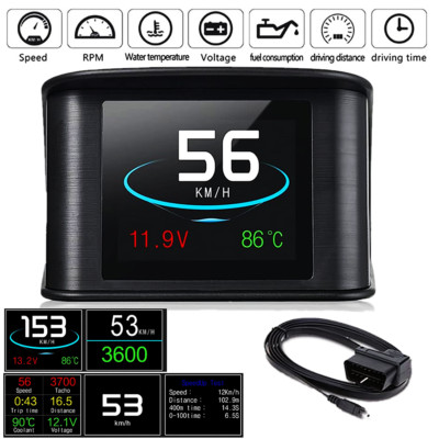HUD Head Up Display GPS Auto Geschwindigkeitsmesser HUD Digital Tachometer LED